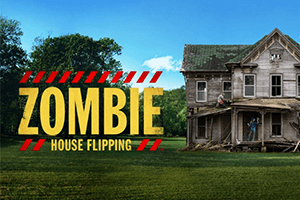 Zombie House Flipping Logo
